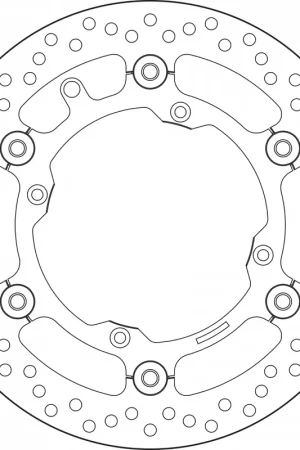 Exclusief BREMBO - 78B40814 - Brake Discs - Compatibel met diverse Husqvarna modellen