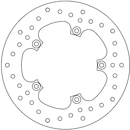 FERODO - FMD0367R - Brake Discs - Geschikt voor Yamaha FZ 8 Gratis Verzending