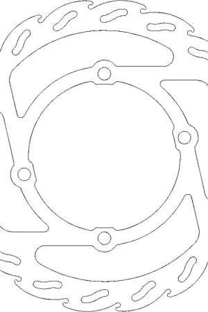 MOTO MASTER - 110331 - Brake Discs - Flame Fixed Disc 160 Tijdelijk Beschikbaar