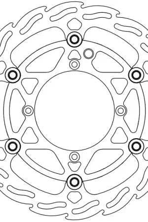 MOTO MASTER - 112160 - Brake Discs - Flame Floating Alu Disc 260 Goedkoop