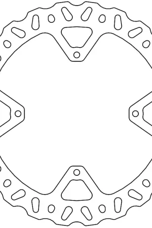 MOTO MASTER - 110721 - Brake Discs - Nitro Fixed Disc 245 Hoge Kwaliteit