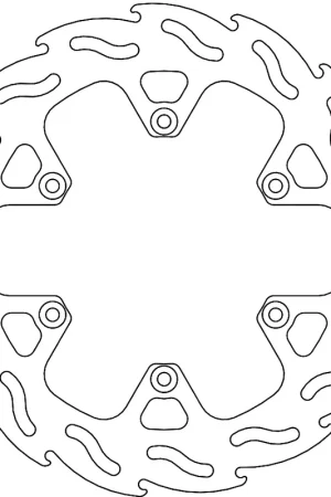 Premium MOTO MASTER - 110640 - Brake Discs - Flame Fixed Disc 240