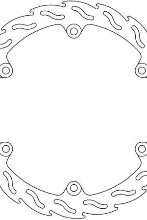 Lage Kosten MOTO MASTER - 110581 - Brake Discs - FLAME FIXED DISC 320