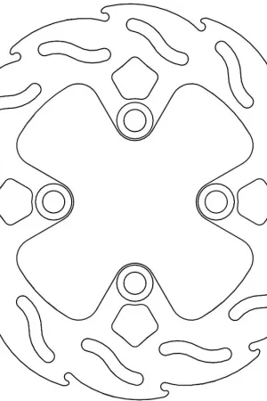 Plaats Bestelling MOTO MASTER - 110601 - Brake Discs - Flame Fixed Disc 190