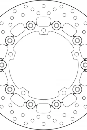 BREMBO - 78B40837 - Brake Discs - Compatibel met Yamaha Superprijs