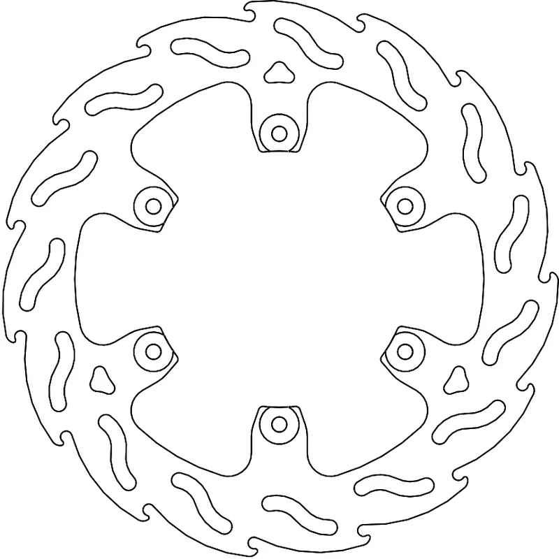 MOTO MASTER - 110702 - Brake Discs - Flame Fixed Disc 240 Korting