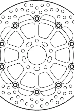 Lage Kosten MOTO MASTER - 112320 - Brake Discs - HALO FLOATING DISC