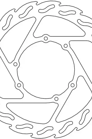 MOTO MASTER - 110645 - Brake Discs - Flame Fixed Disc 260 Laatste Versie