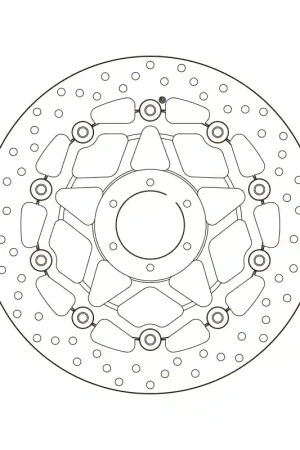 Express Levering BREMBO - 78B408B4 - Brake Discs - Compatible with Honda CRF 1000L