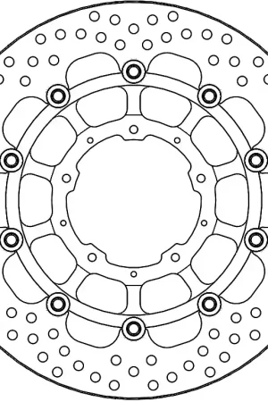 Superprijs MOTO MASTER - 113223 - Brake Discs - HALO FLOATING DISC