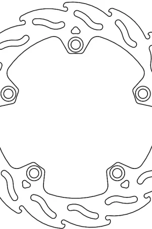 MOTO MASTER - 110842 - Brake Discs - Flame Fixed Disc Nieuw Model