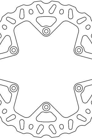MOTO MASTER - 110833 - Brake Discs - Fixed Disc - Rear Groothandel