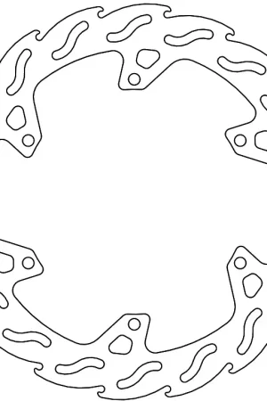 Koop Vandaag MOTO MASTER - 110695 - Brake Discs - Flame Fixed Disc 292