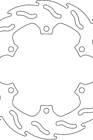 Alleen Vandaag MOTO MASTER - 110693 - Brake Discs - Flame Fixed Disc 230