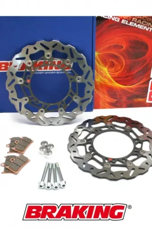 Seizoensaanbieding BRAKING - OKI KIT [SK2 + ACCESSORIES] 300 - Brake Discs - Front voor Yamaha Xp 530