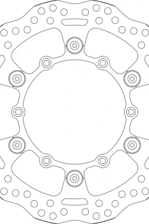 SBS - UPGRADE BRAKE DISC 6248 - Brake Discs - Geschikt voor Yamaha Nieuw Model