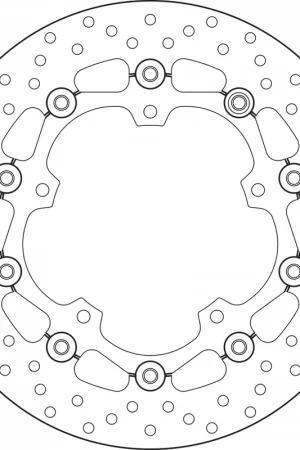 BREMBO - 78B40849 - Brake Discs - Geschikt voor meerdere Yamaha modellen Bestseller