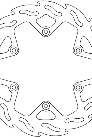 Seizoensaanbieding MOTO MASTER - 110725 - Brake Discs - Flame Fixed Disc 245