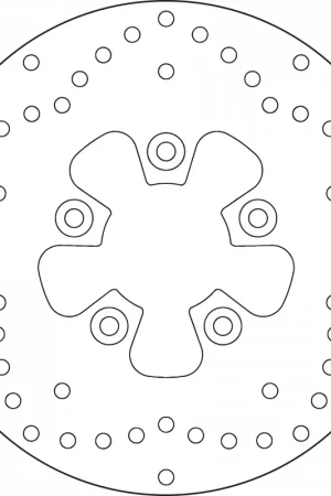 Koop Online BREMBO - 68B407F4 - Brake Discs - Geschikt voor Sym Symphony 125 sr d/e/f