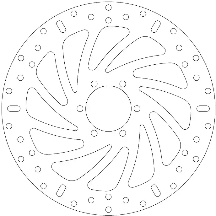 EBC - MD893 - Brake Discs - Compatibel met Royal Enfield Himalayan Koopje