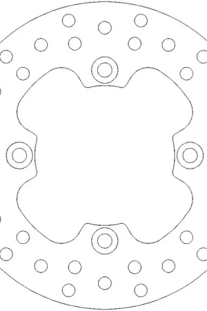 MOTO MASTER - 110338 - Brake Discs - ROUND FIXED DISC 180 Laatste Kans