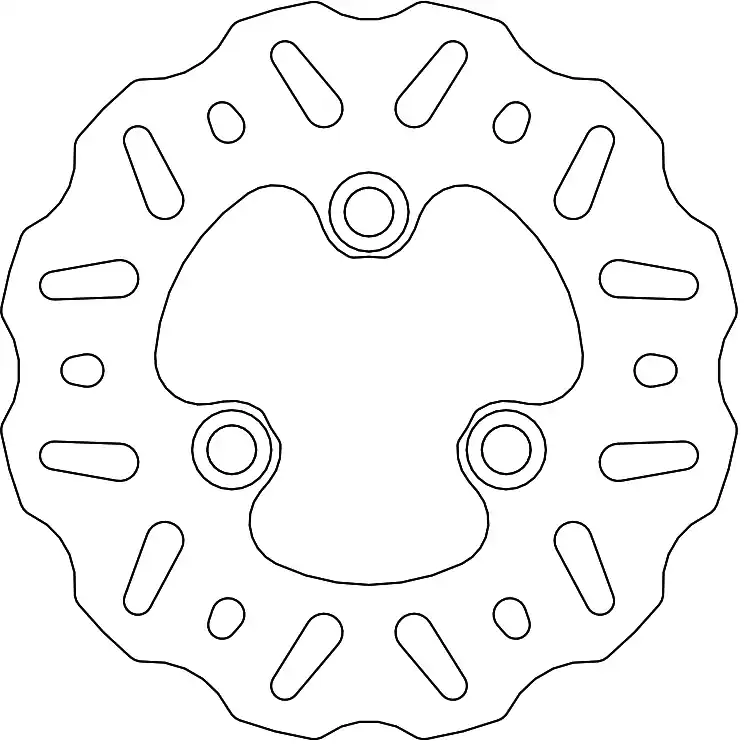 MOTO MASTER - 110802 - Brake Discs - NITRO FRONT DISC Koop Vandaag