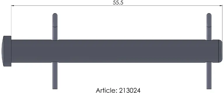 MOTO MASTER - 213024 - Repair Kits - Brake Pad Pin Modern