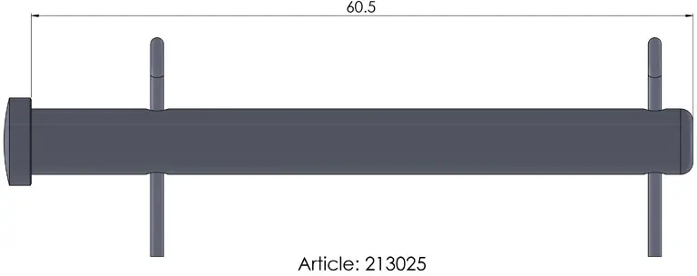MOTO MASTER - 213025 - Repair Kits - Brake Pad Pin Exclusief