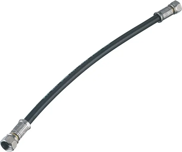 Express Levering ALLEGRI - HOSE LONG.250 MM - Brake Hoses - BLACK COATED