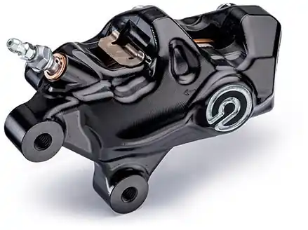 Nieuw Model BREMBO - HPK CALIPER, 484 CUSTOM, RIGHT - Brake Calipers - BLACK WITH REMACHINED LOGO