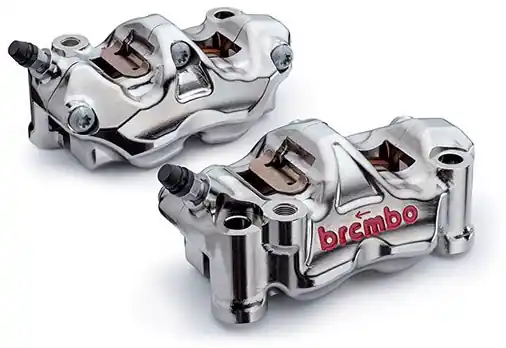 BREMBO - GP4-RX - Brake Calipers - 100MM Nickel Coating Garantie Inbegrepen