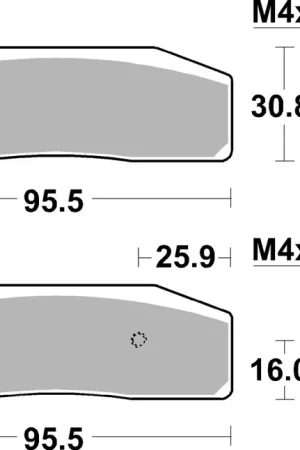 Gereduceerde Prijs SBS - 9500-4 PAD SHIM - Brake Others - BRAKE PAD