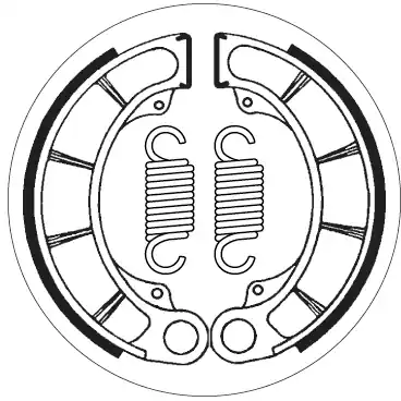 Betrouwbaar SBS - 2059 - Brake Shoes - Geschikt voor diverse Honda modellen