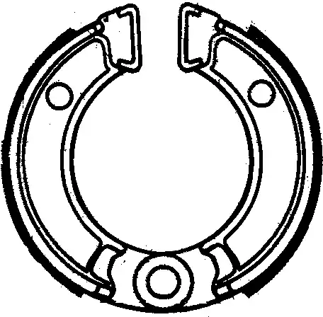 FERODO - FSB702 - Brake Shoes - Geschikt voor Honda, Suzuki en Yamaha Weekendaanbieding