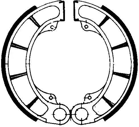 Dagaanbieding FERODO - FSB711 - Brake Shoes - Geschikt voor diverse Honda-modellen