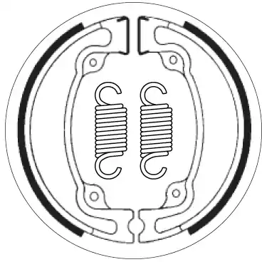 Nu Kopen SBS - 2042 - Brake Shoes - Compatibel met Honda CR-modellen