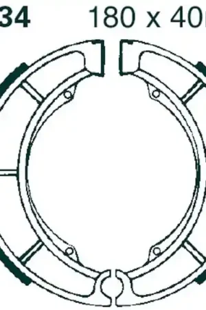 Trendy EBC - S634G - Brake Shoes - Compatibel met meerdere Suzuki modellen