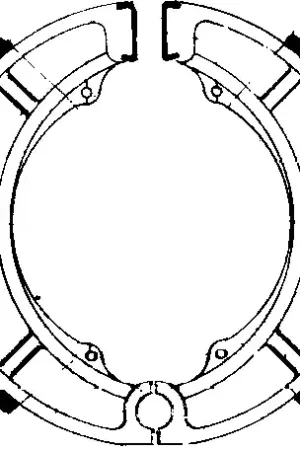 FERODO - FSB784 - Brake Shoes - Geschikt voor diverse Suzuki-modellen Gecertificeerd