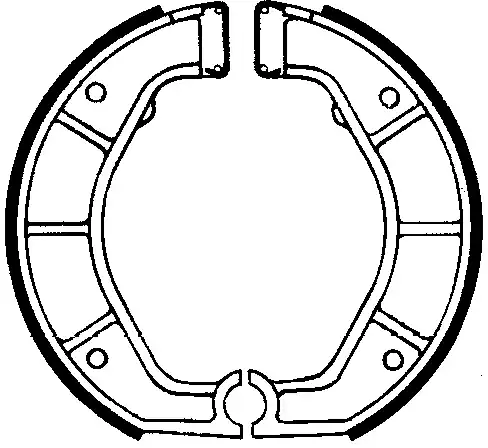 FERODO - FSB863 - Brake Shoes - Compatibel met BMW R 80 en R 100 Tijdelijk Beschikbaar