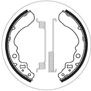 SBS - 2053 - Brake Shoes - Hoge kwaliteit remschoenen Alleen Vandaag