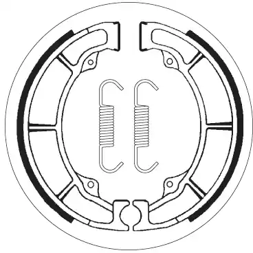 SBS - 2110 - Brake Shoes - Geen specifieke compatibiliteit Gereduceerde Prijs