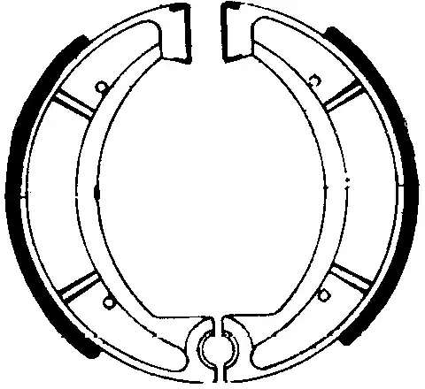 FERODO - FSB734 - Brake Shoes - Geschikt voor diverse voertuigen Origineel