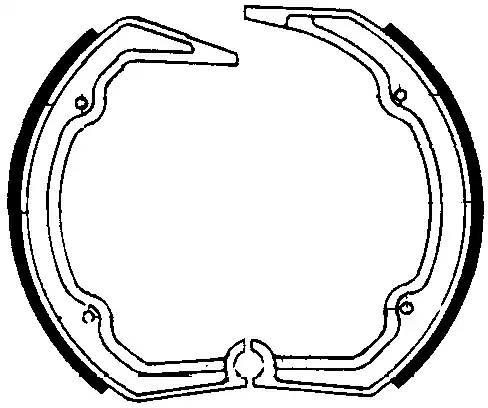 FERODO - FSB804 - Brake Shoes - Kwaliteitsremvoering Gratis Verzending