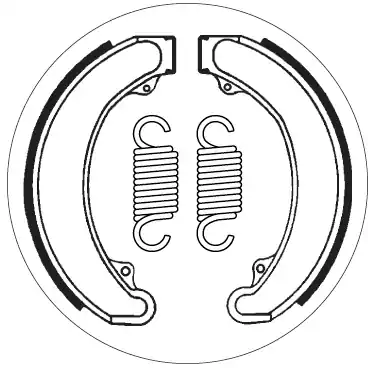SBS - 2071 - Brake Shoes - Betrouwbare Remblokken Lage Kosten