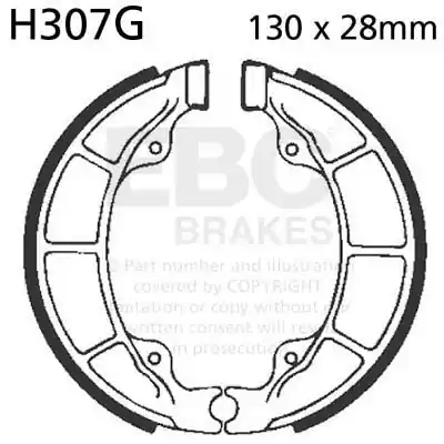 Meest Verkocht EBC - H307G - Brake Shoes - Geschikt voor Can am Ds 70 en 90