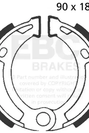 Actieprijs EBC - 931G - Brake Shoes - Kwaliteit en Betrouwbaarheid