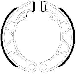 FERODO - FSB839A - Brake Shoes - Hoogwaardige remvoering Korting