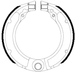 Superprijs FERODO - FSB875A - Brake Shoes - Geschikt voor diverse voertuigen