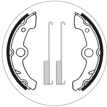 Tijdelijk Beschikbaar SBS - 2178 - Brake Shoes - Hoogwaardige Remvoering
