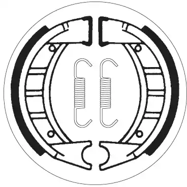 Wereldwijde Verzending SBS - 2191 - Brake Shoes - Compatibel met diverse voertuigen